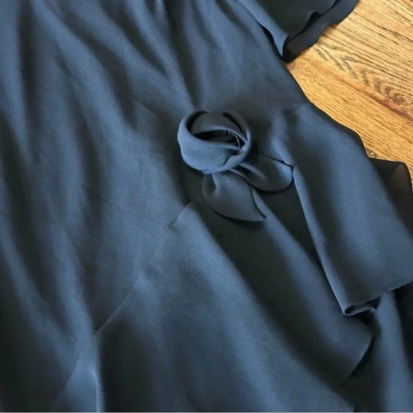 Vintage SANDRO Black Dress Ruffles - See Pictures For Measurements - Picture 4 of 8